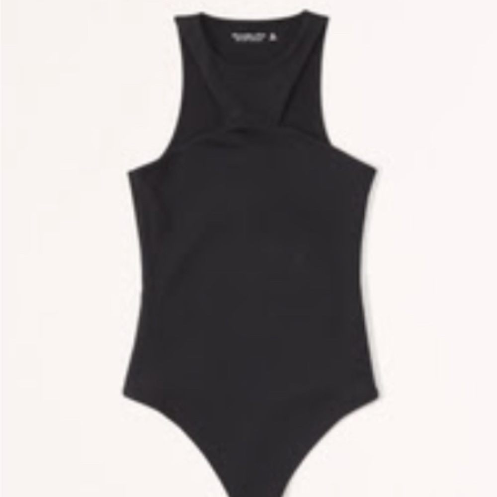Abercrombie seamless fabric high neck bodysuit size M